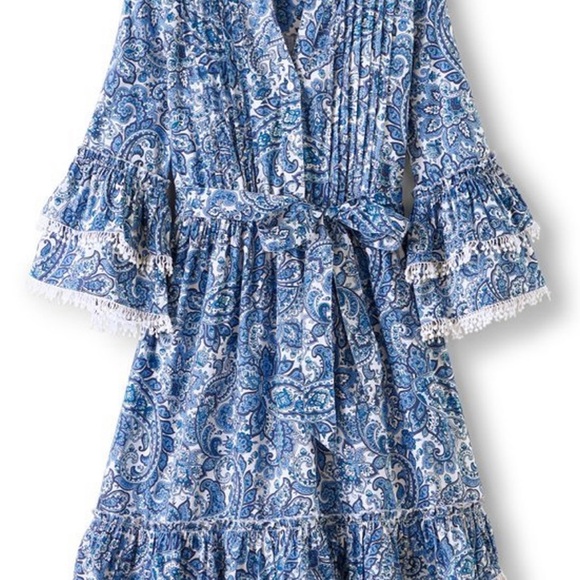 New soft surroundings Adeline short dress sz med - Picture 2 of 7